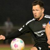 Sören Dvorak im Duell im Can Cicek.