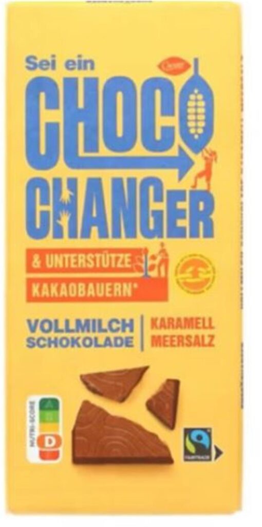 Produktfoto der Vollmilchschokolade Choceur Choco Changer, die über Aldi zurückgerufen wird. Produktfoto der Vollmilchschokolade Choceur Choco Changer, die über Aldi zurückgerufen wird.