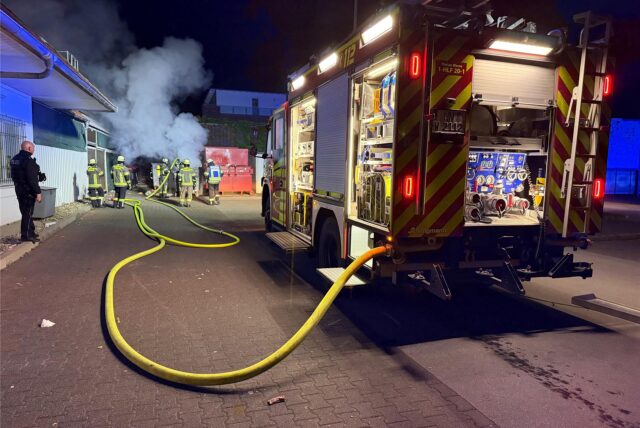 Der Rewe-Markt an der Alte Münsterstraße in Werne