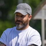 Patrick Gambero als Trainer der zweiten Mannschaft des SSV Mühlhausen.