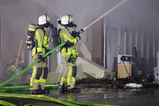Die Feuerwehr Lünen bei einem Einsatz