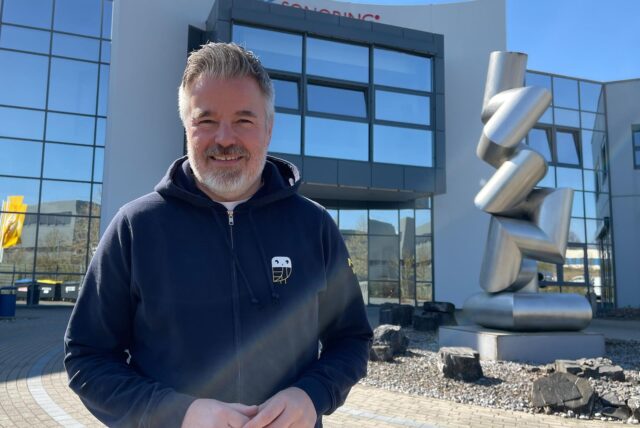 Mark Oberstadt steuert sein Unternehmen vom Eco Port aus.