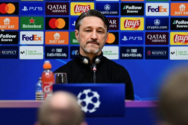 Niko Kovac während einer Pressekonferenz.