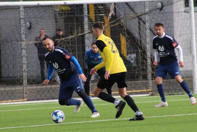 Szene aus einem Spiel des FC Bönen