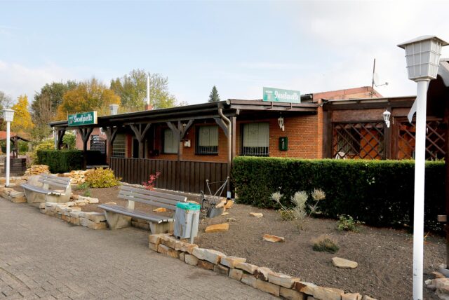 Vereinsheim Kleingartenanlage „Grüne Insel“ in Bergkamen. (Archivbild)