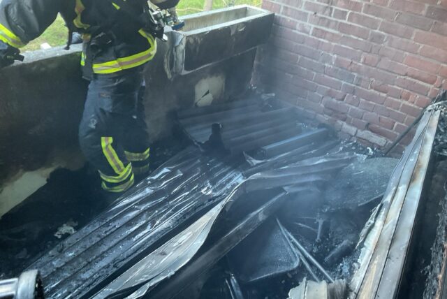 Brand auf einem Balkon im Dortmunder Süden.