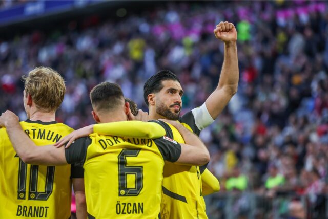 Emre Can jubelt.