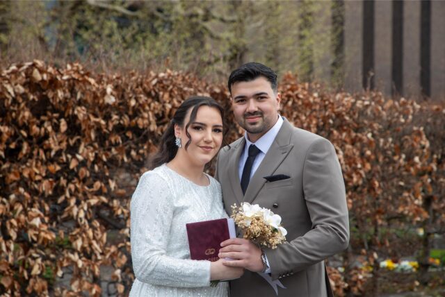 Gizem (geborene Aydogan) und Fatih Büyüköztürk haben auf dem Castrop-Rauxeler Standesamt geheiratet.