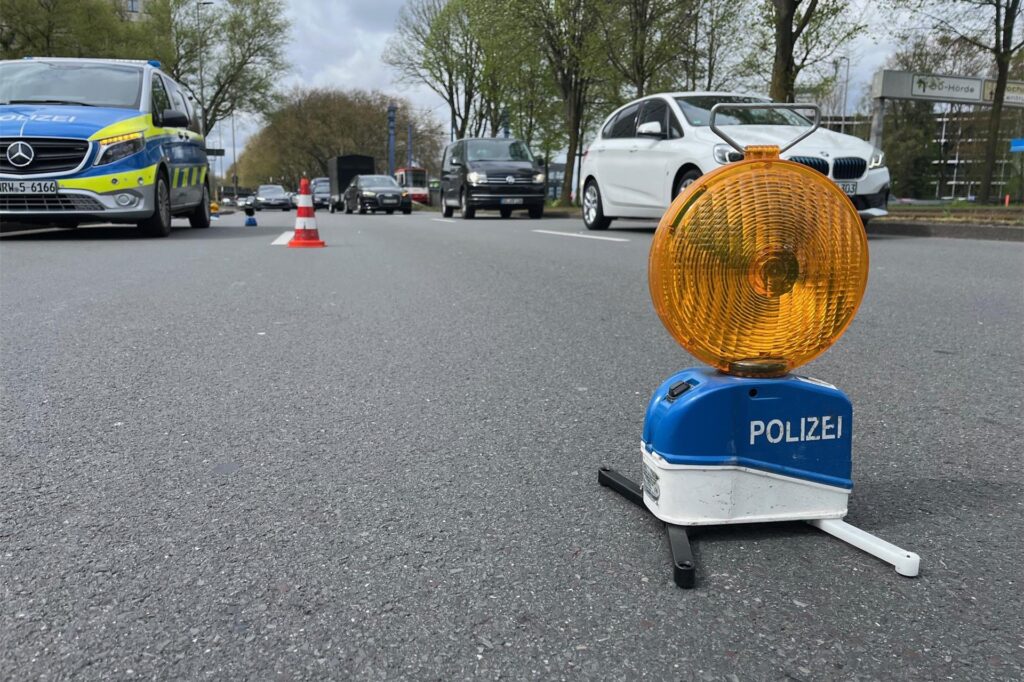 Eine Warnleuchte mit der Aufschrift 