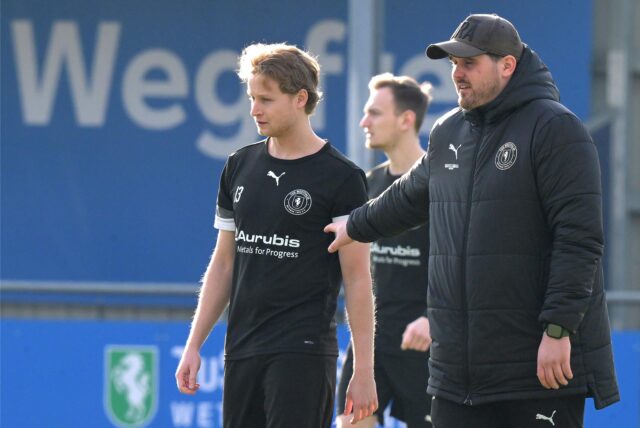 Arne Neuhäuser (l.) und Dominik Ciernioch dürfen im Sommer einen neuen Mitspieler begrüßen.