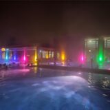 Das Solebad mit bunten LEDs