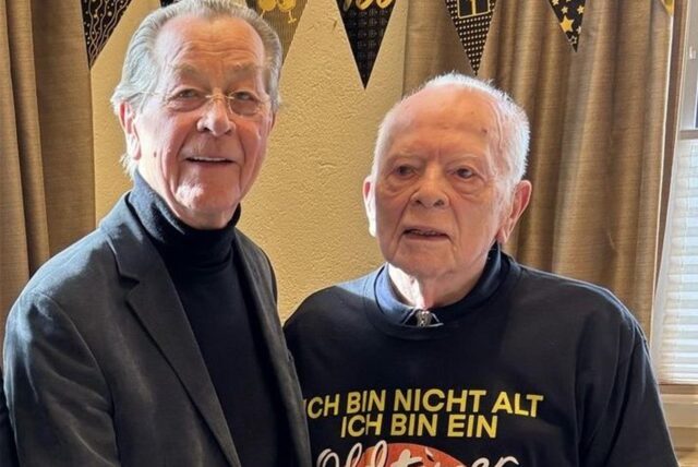 Als Heinrich Gieselmann seinen 100. Geburtstag feierte, gratulierte Ex-Vizekanzler und SPD-Urgestein Franz Müntefering.