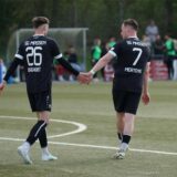 Deal eingetütet: Nico Berghorst und Lukas Mertens bekommen im Sommer flotte Verstärkung.