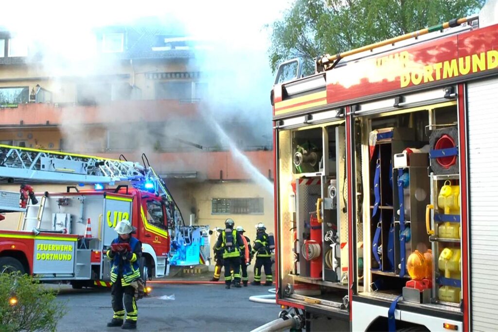 Feuerwehreinsatz am Supermarkt in Körne.
