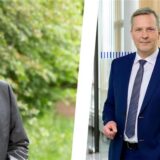 Bürgermeister Kleine-Frauns und sein ehemaliger Stellvertreter Daniel Wolski.