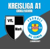 Logos vom VfL Mark und vom VfL Kamen II.
