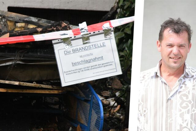 Norbert Zolda von der Stadt Selm hat gute Nachrichten: Nach dem Brand im Mehrfamilienhaus an der Fontanestraße sind alle Bewohner, die plötzlich ohne Bleibe waren, untergekommen.