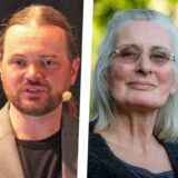 BSW-Mitglieder in einer Bildmontage (v.l.): Dr. Gerrit Heil aus Bönen, Annette Stirnberg aus Schwerte und NRW-Landesvorsitzender Amid Rabieh.