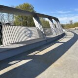Die IGA-Brücke über die Lippe in Lünen