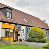 Außenansicht der Kita „Zur Wasserburg“.