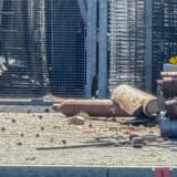 Das Bild soll nach Aussagen des Fotografen und Augenzeuen die explodierte Flasche zeigen.