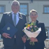 Jochen Hänel mit dem Verdienstkreuz.