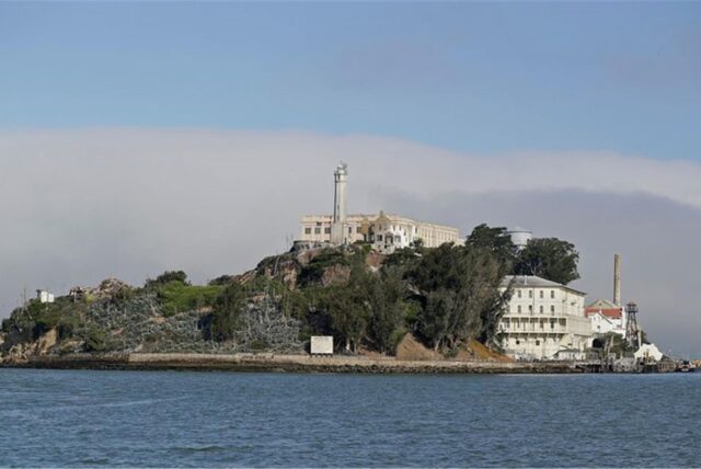 Alcatraz Island in San Francisco.