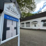 Die Frontansicht des Restaurants Schloßstuben in Opherdicke.
