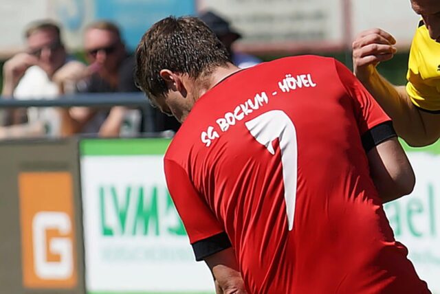 Trikot mit dem Schriftzug der SG Bockum-Hövel