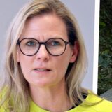 Marion Freitag erklärt die Maßnahmen nach dem Skulpturen-Diebstahl.