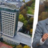 Alice Weidel und das Lüner Rathaus.