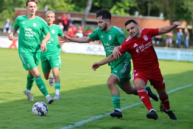 Serdar Bingöl im Zweikampf.