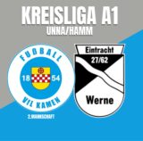 Logos vom VfL Kamen und Eintracht Werne.