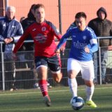 Zwei Spieler im Duell.