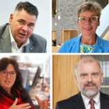 Im Uhrzeigersinn von links oben: Mario Löhr (Kreis Unna), Ulrike Drossel (Holzwickede), Sabina Müller (Fröndenberg), Bernd Schäfer (Bergkamen), Dirk Wigant (Unna) und Elke Kappen (Kamen)