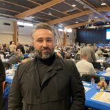 Hallenbetreiber Hüseyin Yigitoglu vor dem AfD-Parteitag im Februar 2024 im Eventzentrum.NRW.
