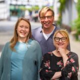 Esther Schriek aus Mühlhausen (r.) führt die Reserveliste der Bündnisgrünen in Unna bei der Kommunalwahl an. Auf den weiteren Plätzen folgen Michael Sacher und Ronja Kossack.