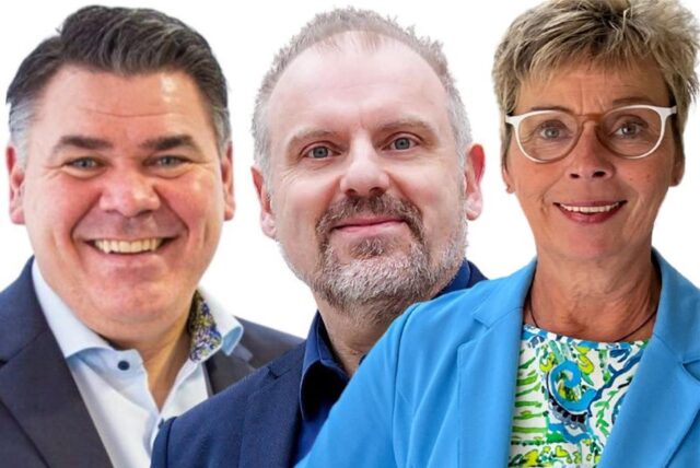 Der Unnaer Landrat Mario Löhr und Unnas Bürgermeister Dirk Wigant antworteten auf die Frage nach ihrer persönlichen Meinung zu einem AfD-Verbotsverfahren nur mit „kein Kommentar“, ebenso wie Amtskollegin Ulrike Drossel aus Holzwickede.