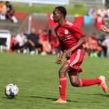 Ibrahim Diallo rennt mit dem Ball.