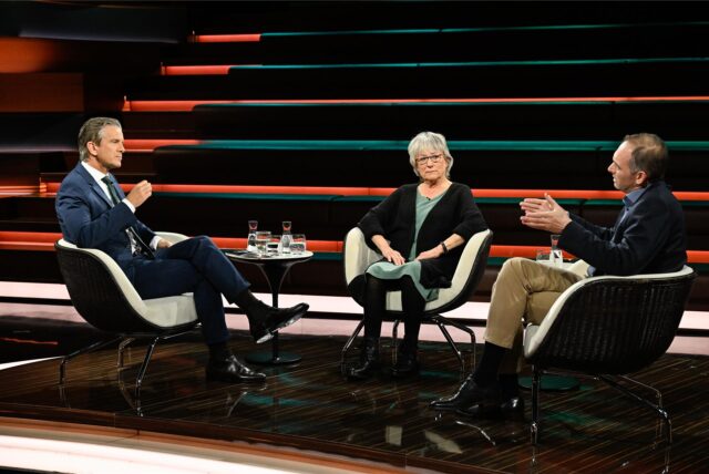 Von links: Markus Lanz, Dr. Barbara Seibert, Christian Lohmeyer