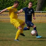 Tim Bröer und Daniel Krüger vom SV Herbern jubeln.