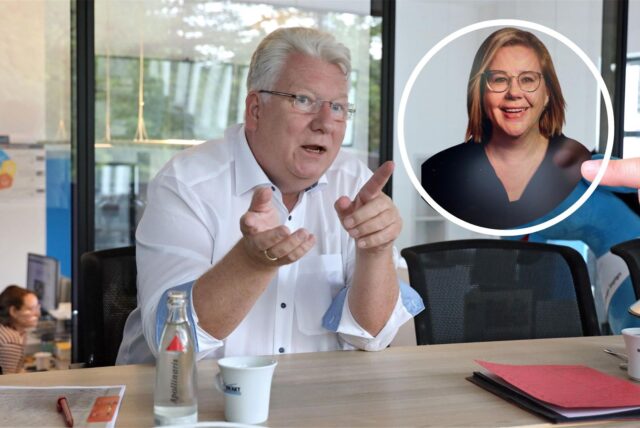 Bildmontage mit Hartmut Ganzke (SPD) aus Unna und Andrea Reh (SPD) aus dem Kreis Heinsberg.