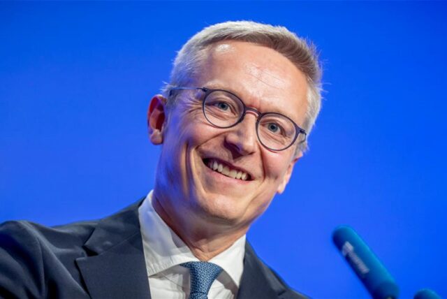Karsten Wildberger (CDU), Bundesminister für Digitalisierung und Staatsmodernisierung, spricht beim Wirtschaftstag des CDU-Wirtschaftsrates.