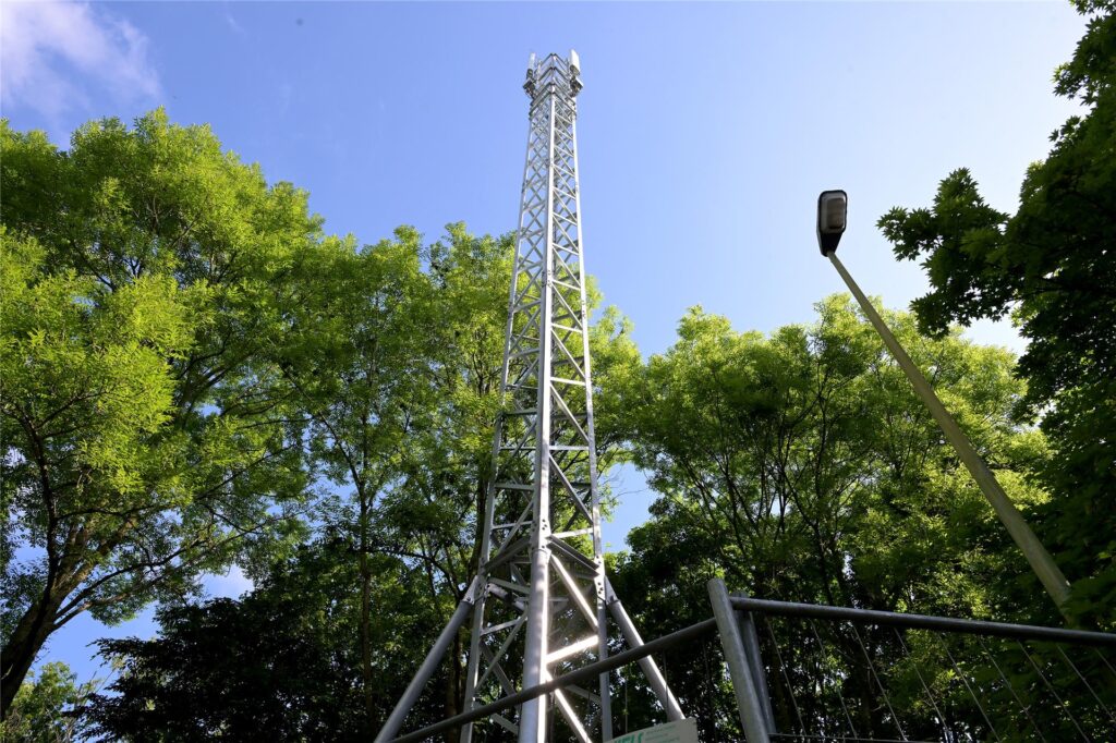 Ein Funkmast in Alstedde Ein Funkmast in Alstedde