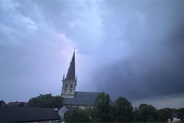 Gewitter über Unna