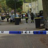 Ein Feuerwehr- und Polizeieinsatz an der Urnenstraße in Bergkamen. Damals wurde bei Bauarbeiten eine Gasleitung beschädigt.