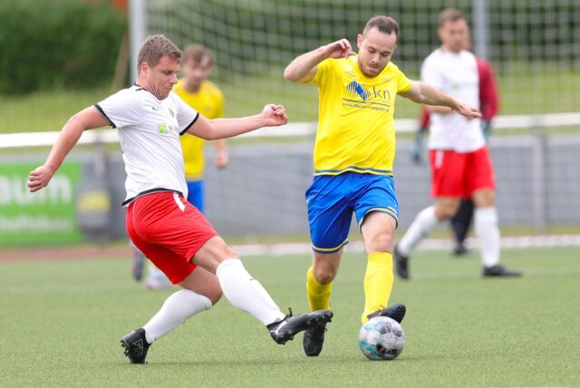 Eine Spielszene vom SV Herbern III gegen den SV Concordia Albachten II.