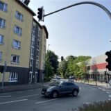 Die ausgefallenen Ampeln an der Kreuzung am Schwerter Bahnhof.
