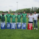 HSC-Spieler werden verabschiedet.