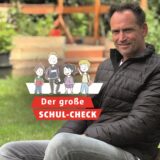 Porträt von Kai Preißler mit Logo „Der große Schul-Check“
